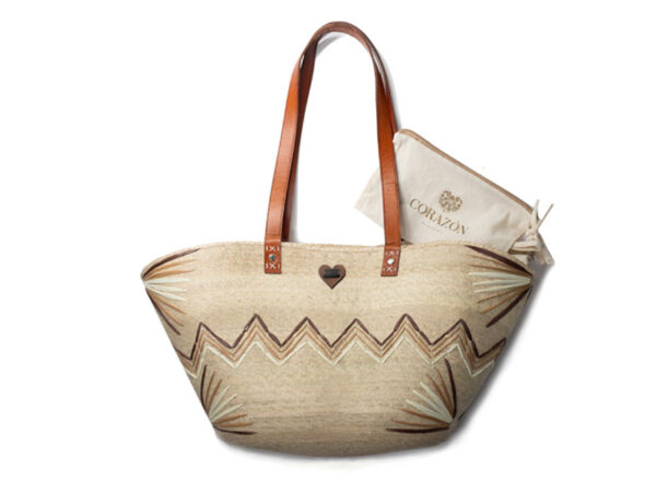 Isabella Neutrals Bag by Corazon Playero Front