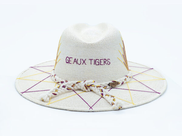 HAT BY CORAZONPLAYERO LSUINSPIRED AGAVE BACK