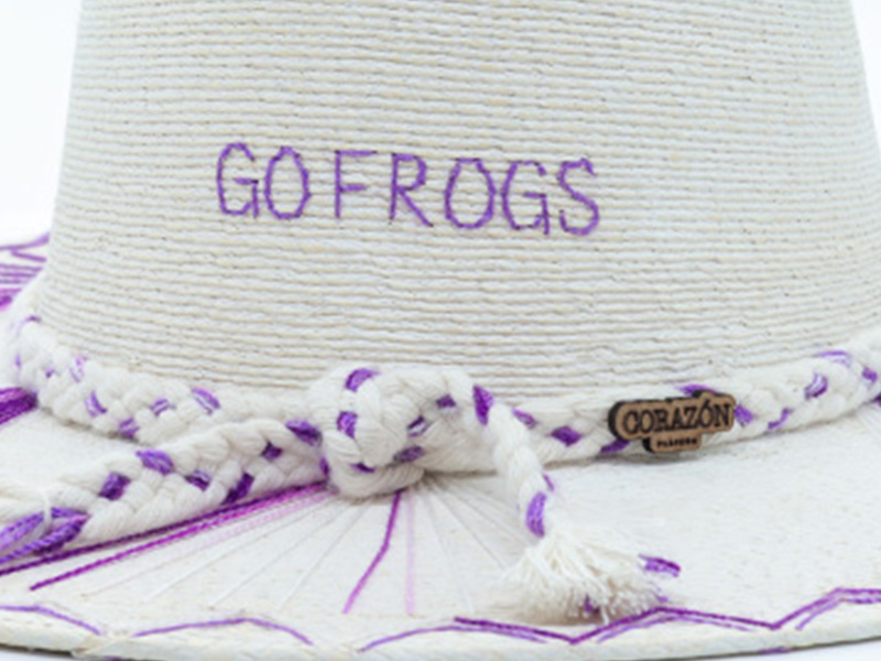 HATS BY CORAZONPLAYERO TCUINSPIRED CLOSEUP