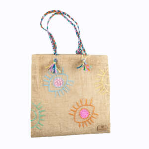 Third Eye Multicolor Yute Bag